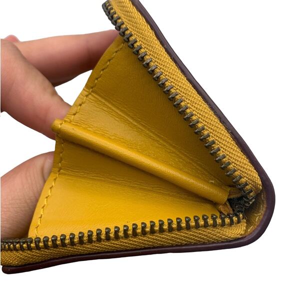 COACH Wolly Mammoth Small Zip Case Cardholder Wallet - Picture 7 of 12